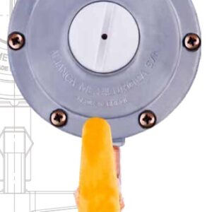 REGULADOR 76506/74 6 KG/H ENT. BORBOLETA CORTA FOGO, SAIDA SAE ALIANÇA