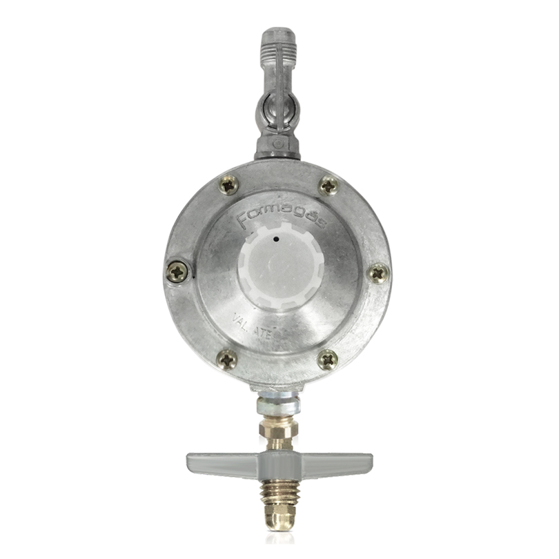 REGULADOR 5 KG/H ENT. BORBOLETA,SAIDA SAE 3/8 FORMAGAS