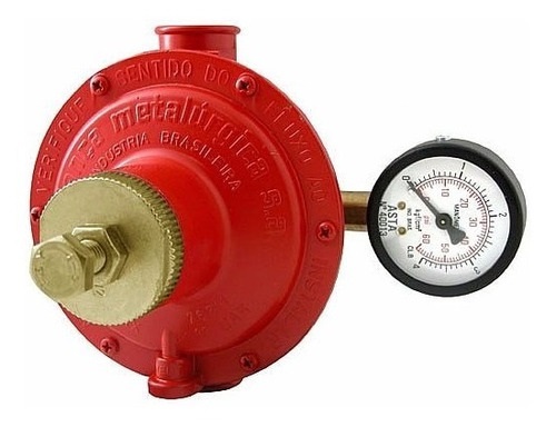 76511/03 REGULADOR 30 KG/H PRIMEIRO ESTAGIO ALTA PRESSAO C/ MANOMETRO (REF.39769)