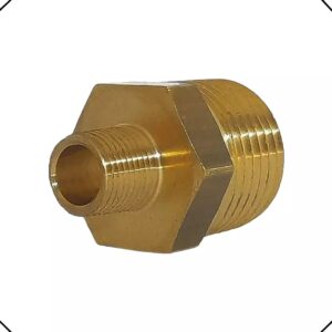 NIPLE REDUCAO LATAO NPT 1/4'' X 1/8''
