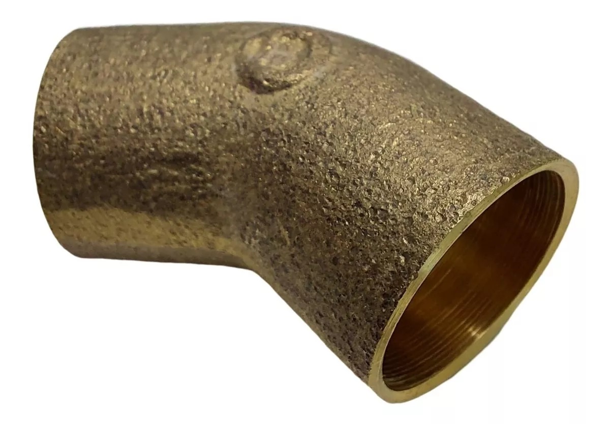 COTOVELO 45 LATAO SEM SOLDA B15 X B15 (RC)